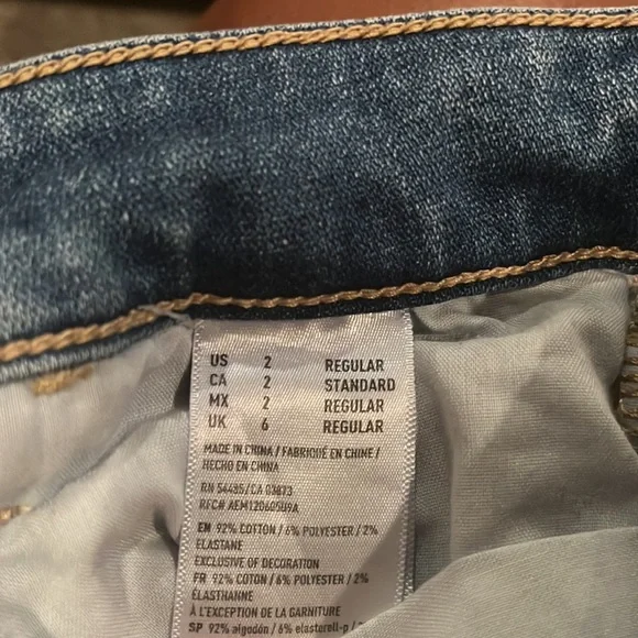 American Eagle outfitters, high-rise Jegging size 2 - Picture 4 of 5